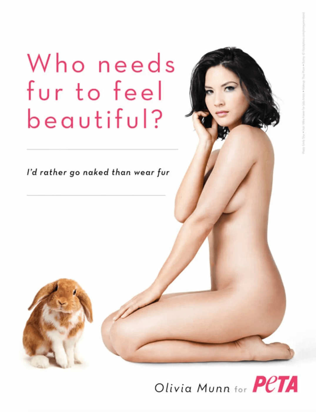 olivia munn peta ad